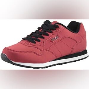 Fila sz 10 burgundy shoes